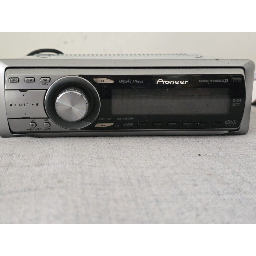 Pioneer DEH-P4800MP CD/MP3 Car Stereo - Tested & Working, Includes Manual